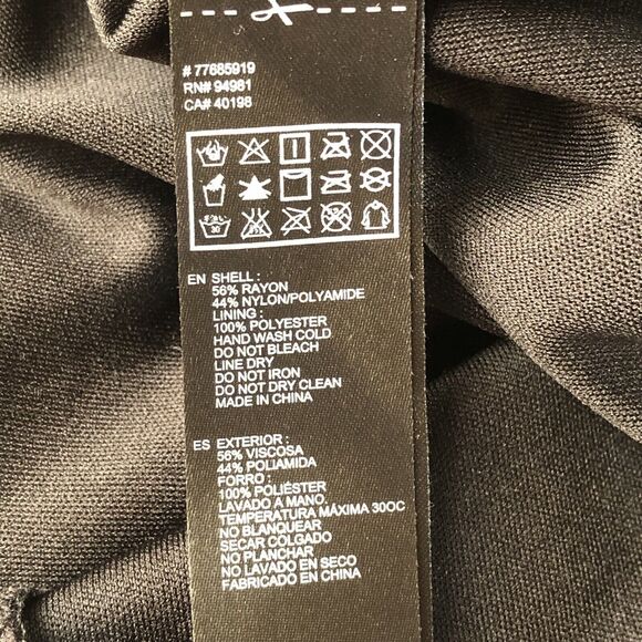 Forever 21 Juniors Sleeveless Black Gold Zig Zag Crochet/Lace Mini Dress Small - Picture 10 of 13